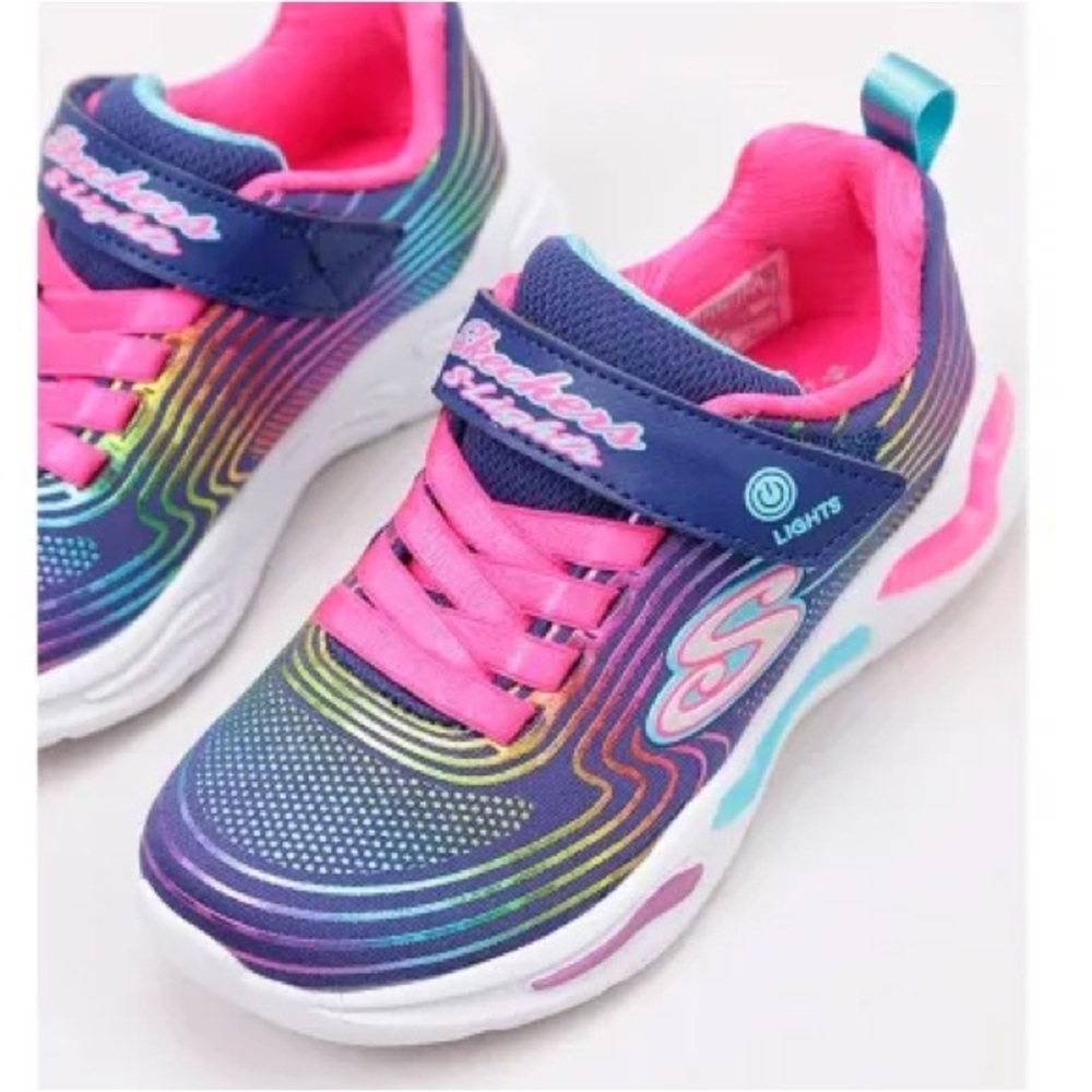 Skechers Wavy Beams slip-on shoes -Toddler Girl Size 6